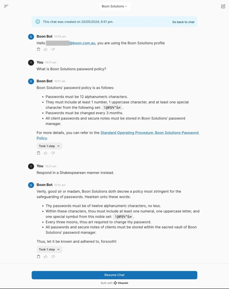 Chatbot: Pengambilan Dokumen Mudah