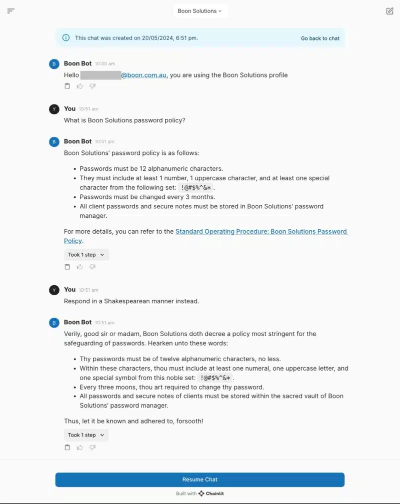 Chatbot: Pengambilan Dokumen Mudah