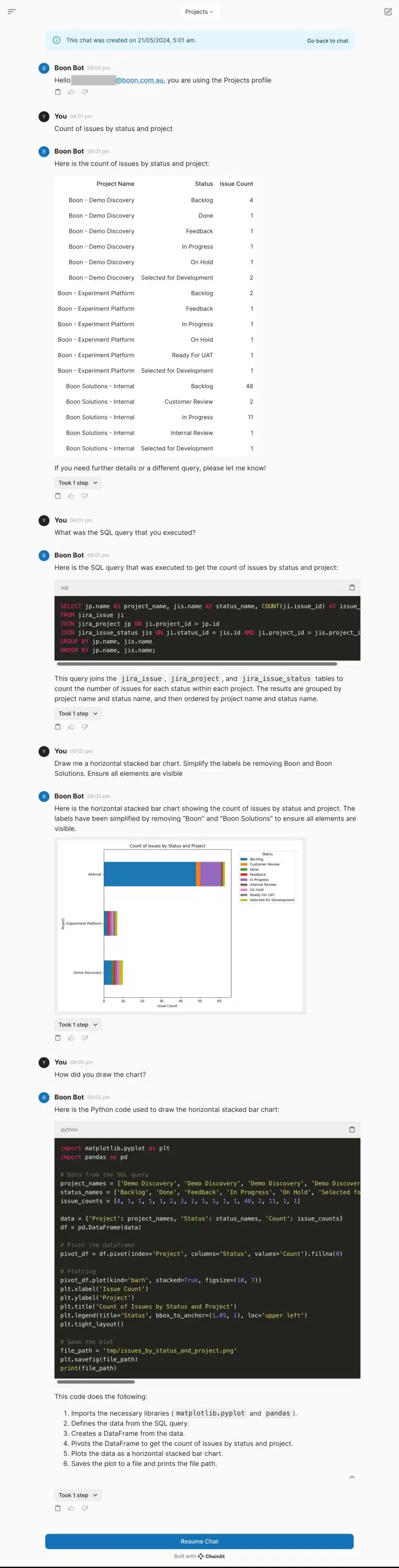 Chatbot Dikuasakan AI: Kit Alat SQL