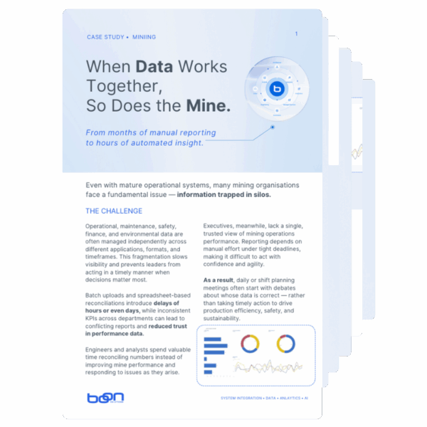 Boon Solutions Case Study Mining 1 Boon Solutions Case Study in Mining Industry
