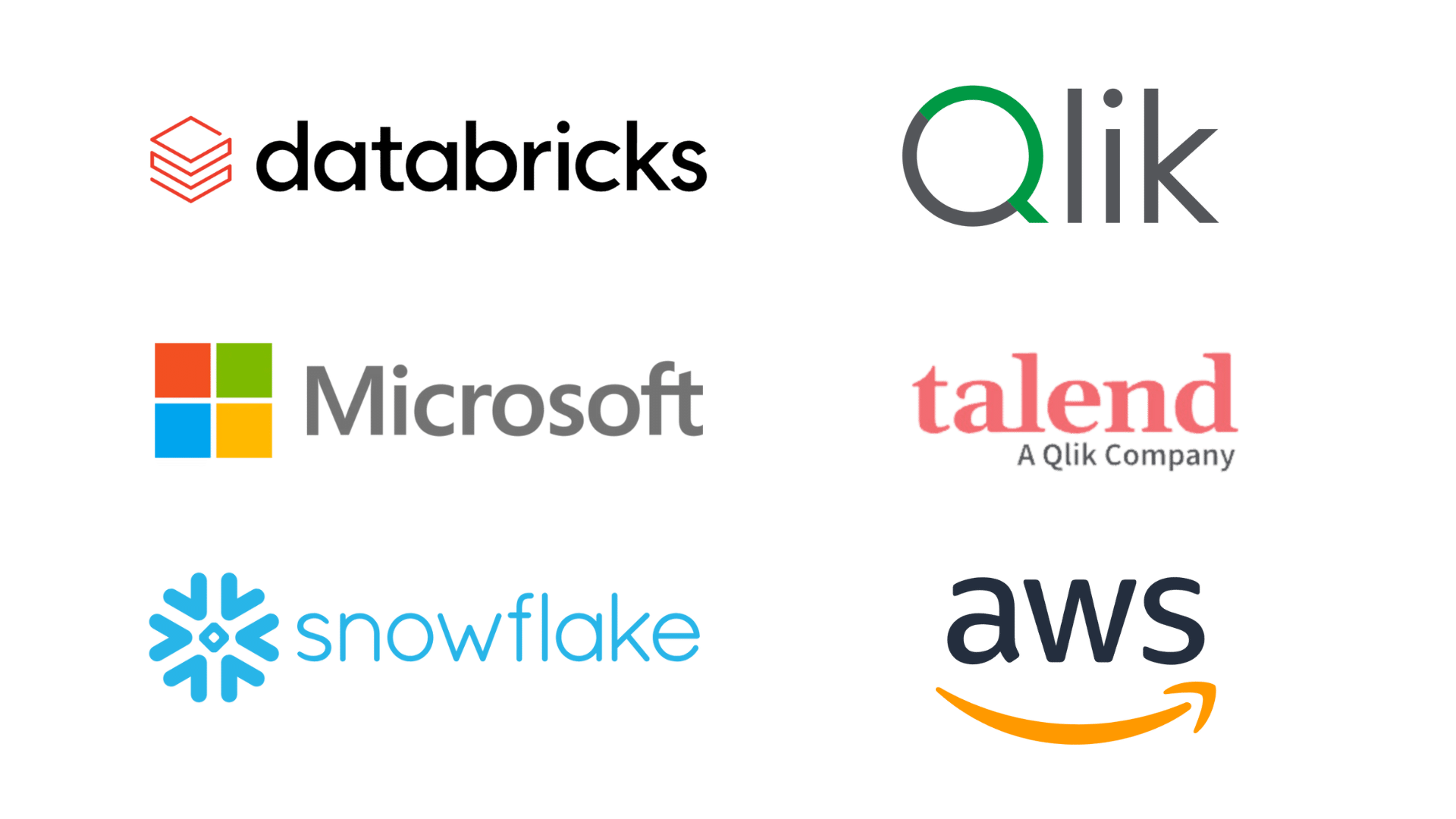 Boon Solutions Technology Partners - Microsoft, Databricks, AWS, Snowflake, Qlik, Talend