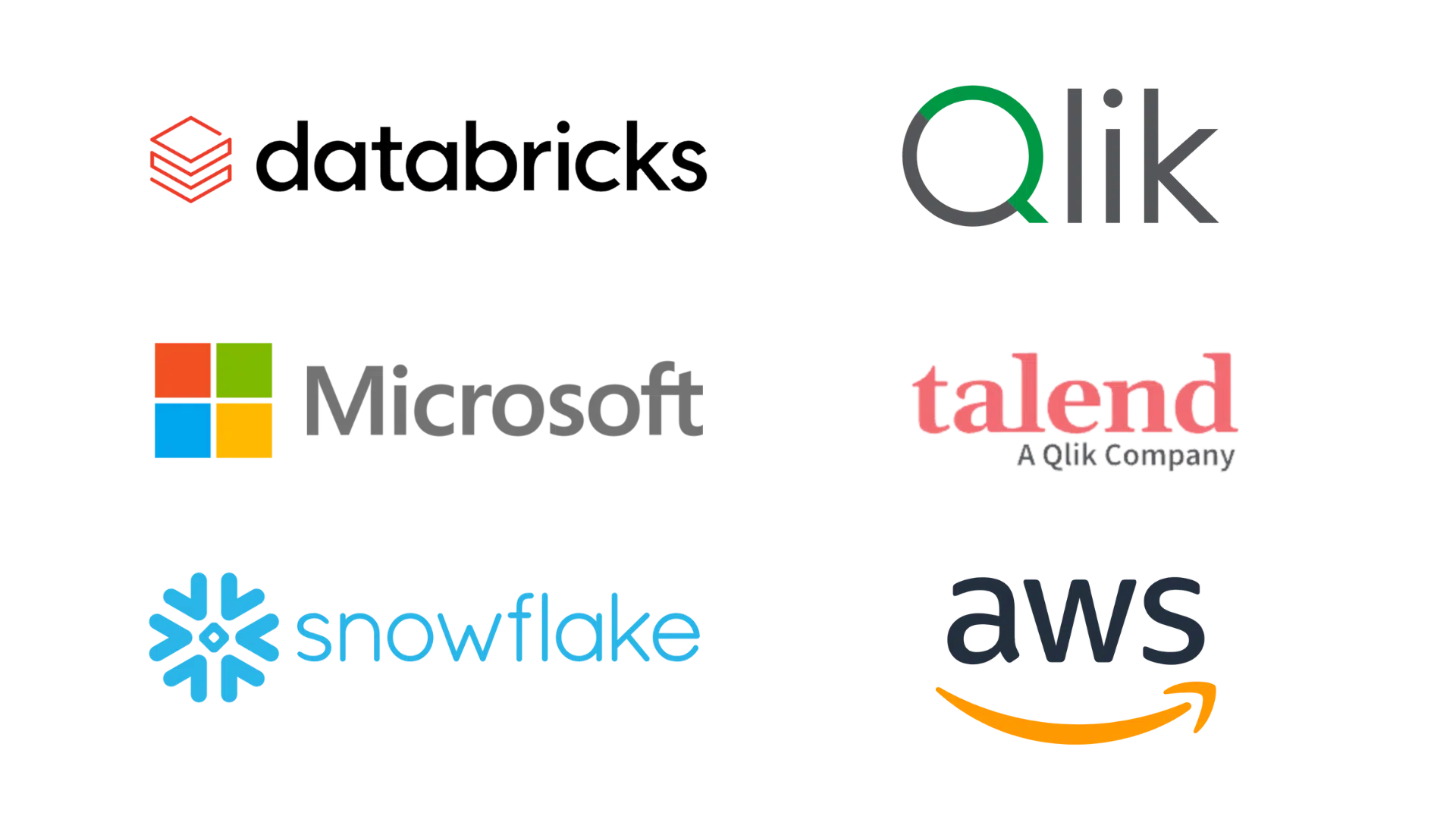 Boon Solutions Technology Partners - Microsoft, Databricks, AWS, Snowflake, Qlik, Talend