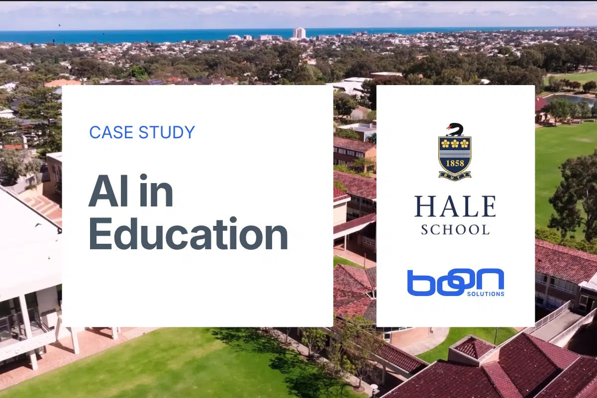 Hale School AI in Education Case Study with Boon Solutions and Microsoft Azure Hale School AI in Education Case Study with Boon Solutions and Microsoft Azure