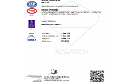 Boon Group Malaysia Sdn. Bhd. Achieves ISO/IEC 27001:2022 Certification