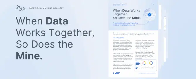 Ubah Silo Data kepada Operasi Perlombongan yang Lebih Pintar